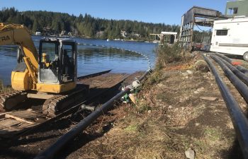 Industra - Anacla Community Wastewater Treatment System - Outflow work