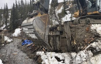 Industra - Alaska Highway Deactivation - Bridge Support Removal