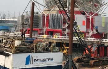 Industra - Science World - Piping and Steel Pile Work